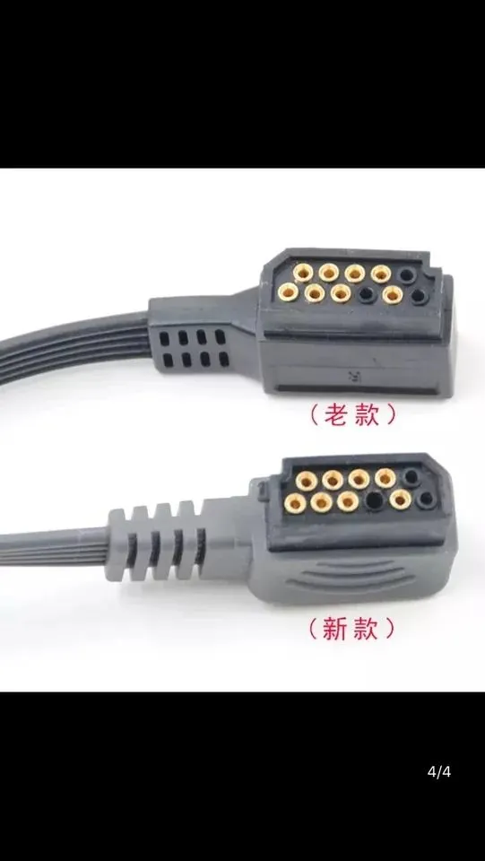 5-Lead EKG-ledninger for philips digitrak pluss 24 timers holter 3100A, 5-lead, Snap