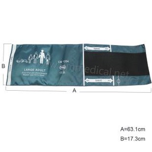 Stor Voksen Enkel Tube Nibp Mansjettknapp for Blodtrykk Monitor