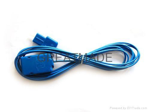 Adapterkabel. Koble Bipolar Disposable Plate og Electrosurgical Unit
