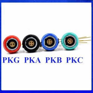 1P medisinsk kontakt PKG PKA PKB PKC 2-10pin 14-pin fast stikkontakt med albue 90 graders kontakt PCB to nøkkel