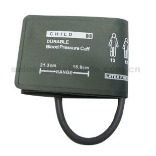 Barn #9 enkeltrør Nibp mansjett, 15.8-21.3 cm Arm omkrets, uten Gasbag