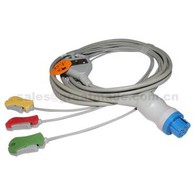 Kompatibel med Datex-Ohmeda 3-delt EKG-kabel