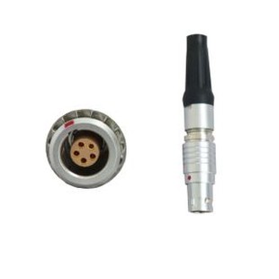 FGG EGG 1B Series 305 push-pull Metal straight plug / Fixed Socket connector