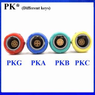 Medisinsk kontakt PKG PKA PKB PKC 2-10Pin 14 Pin 1P Socket 0 40 60 80 Degree Socket Two keying