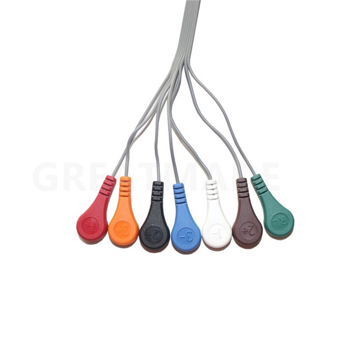 EDAN 7 Leads Holter ECG Cable