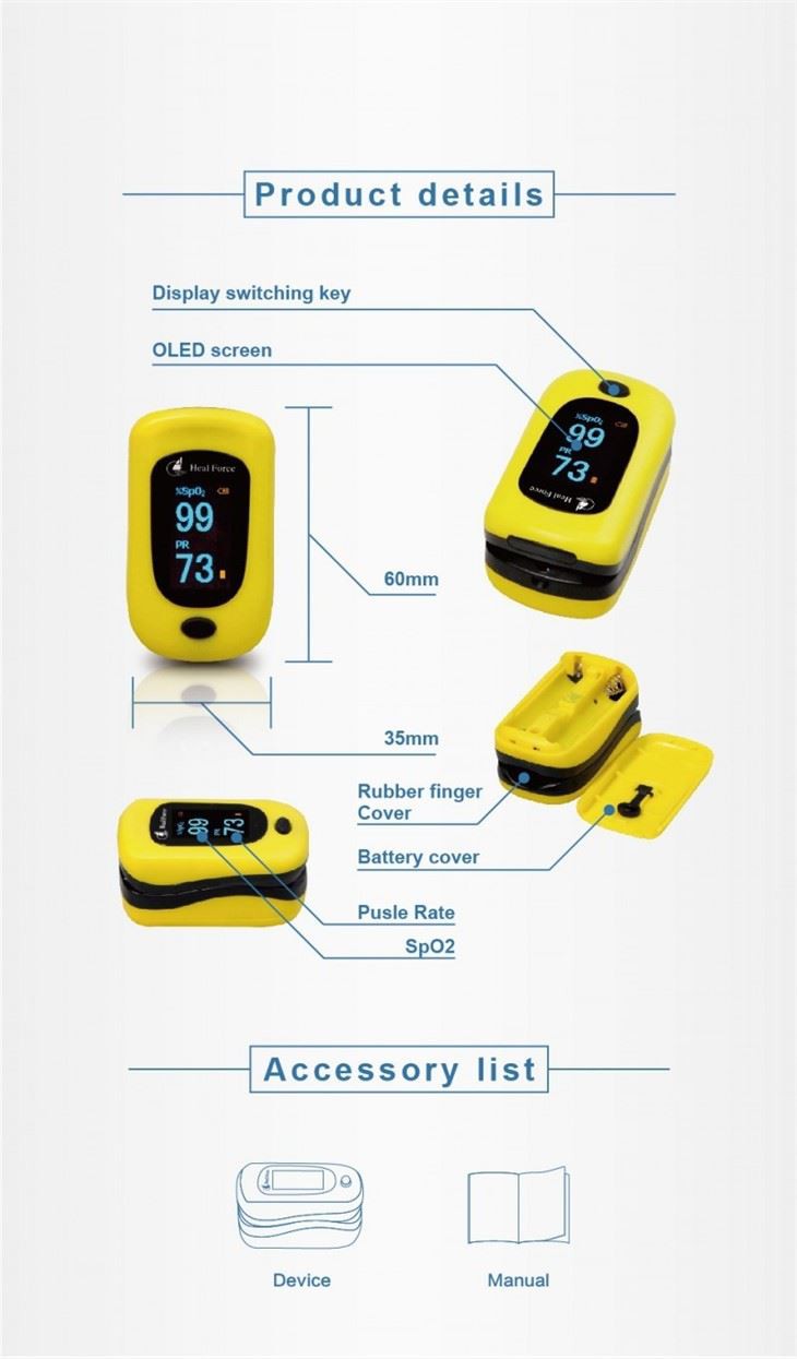 Fingertip Pulse Oximeter Prince-100B