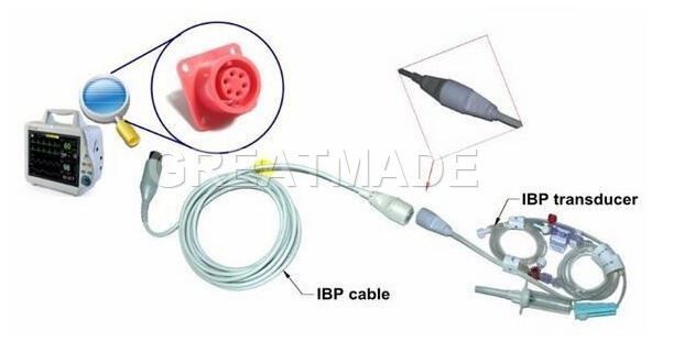 Compatible Marquette 5pin IBP Adapter Cable