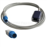 Kompatibel Siemens / Draeger Infinity Vista, Delta, Gamma og Kappa SpO2 mellomkabel for Nellcor Oximax Sensor